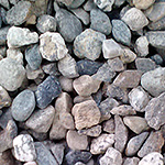 3/8-inch river rock