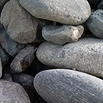 River cobbles